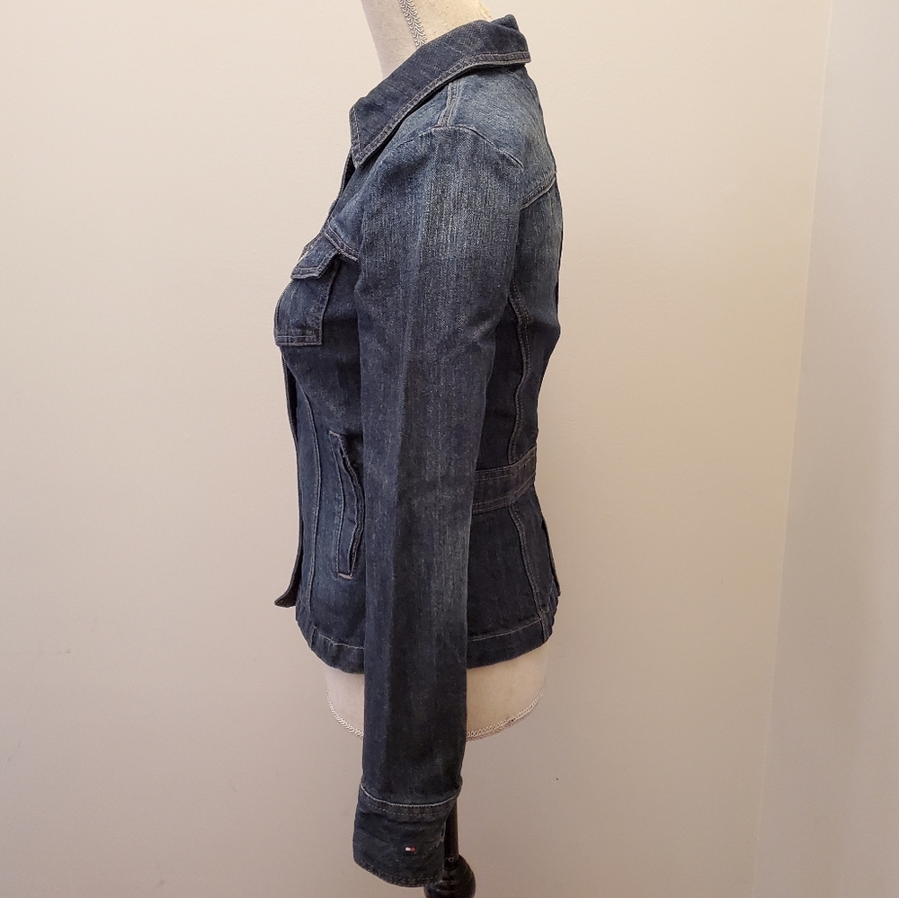TOMMY HILFIGER Jean Jacket Sz XS Never Worn - Picture 4 of 16